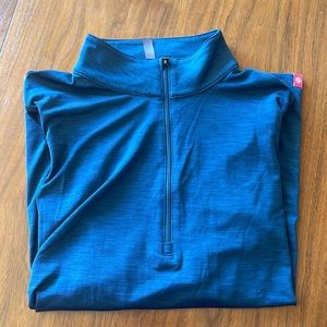Long sleeve teal pullover